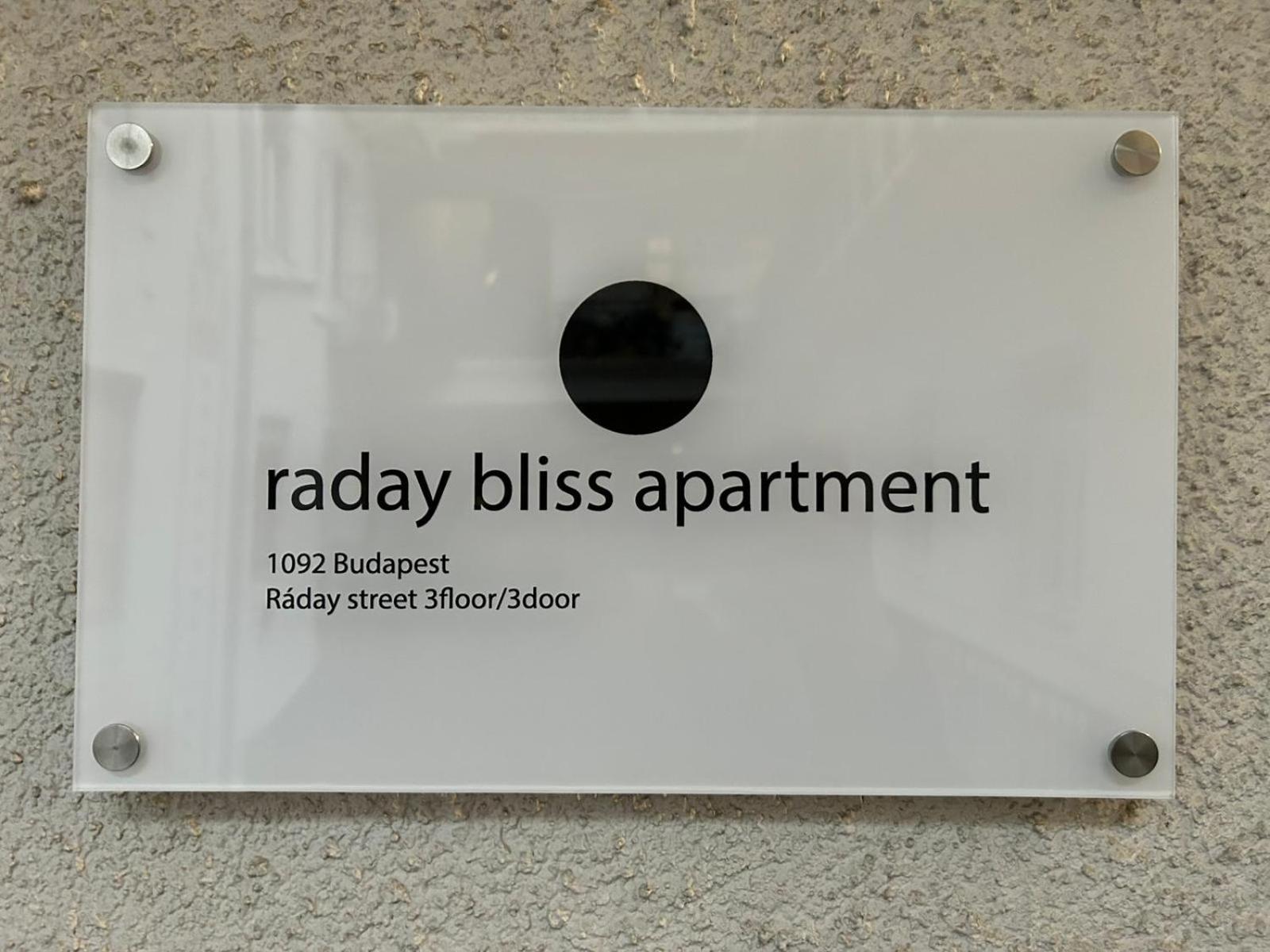 Raday Bliss Appartement Boedapest